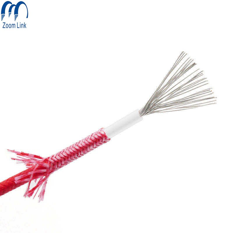 China 
                16-26UL3122 caucho de silicona AWG alambre y cable trenzado de fibra de vidrio
              fabricante y proveedor