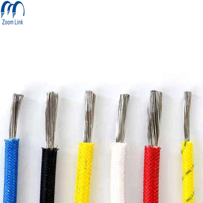 China 
                UL3122 Cable de alta temperatura 10-26AWG de cobre estañado aislados de fibra de vidrio, caucho de silicona
              fabricante y proveedor