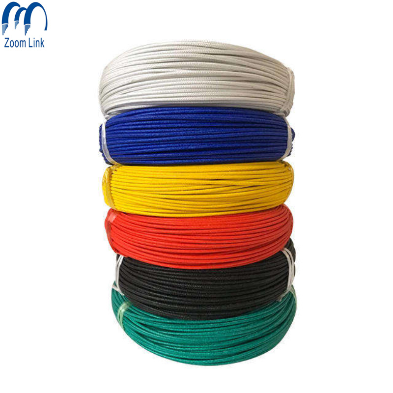 China 
                UL3122 Round Silicone elétrico com um cabo de fibra de vidro isolante 26AWG 22AWG 24AWG
              fabricação e fornecedor