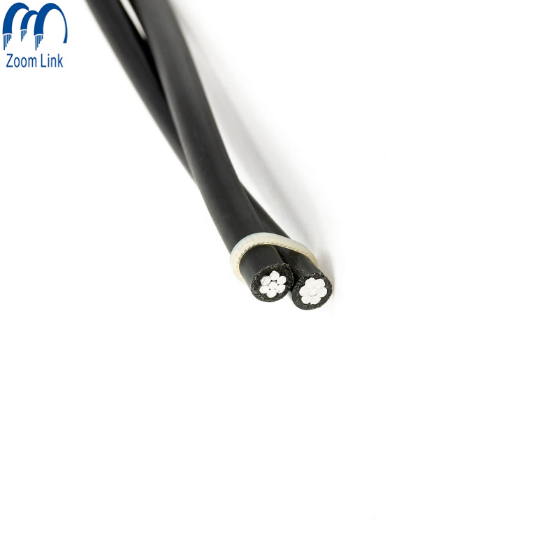 
                Cable de aislamiento XLPE 8AWG a 4/0 cable de caída de servicio
            