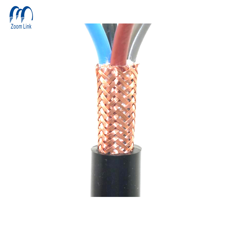 
                XLPE aislamiento bajo tóxico llama Retardant Poliolefina cable de control de vaina 2,5 pies cuadrados mm 4c
            