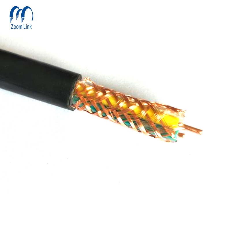 
                Isolation XLPE câble de contrôle de gaine en polyoléfine à faible teneur en flammes toxique Hfccob 2.5q 8c
            