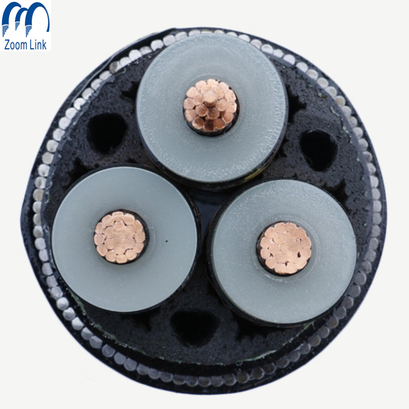 Yjv Copper Conductor XLPE Insulated High Voltage Power Cable