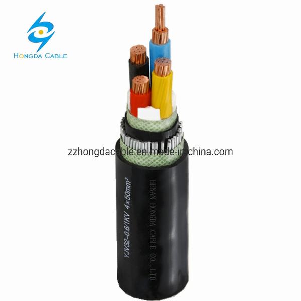 China 
                                 0, 6/1 Kv XLPE aislado, se proyectó la cinta de cobre, multi-core recubierto de PVC Cable blindado                              fabricante y proveedor