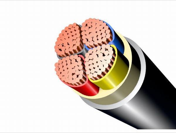 0.6/1kv 4 Core 4 X 120 mm Cu/XLPE/PVC Copper Conductor Insualted PVC Sheathed Power Cable