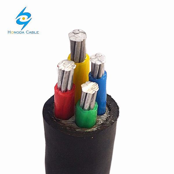 China 
                                 0.6/1kv 4x16mm2 de 4 núcleos de 16mm de aluminio PVC XLPE Cable de alimentación                              fabricante y proveedor