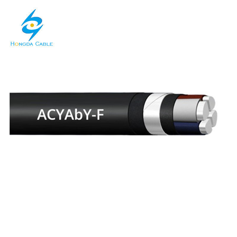 
                Cavo in alluminio armato 0.6/1kv con guaina esterna in PVC con nastro in acciaio Acyaby Acyaby-F.
            