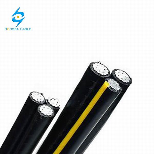 China 
                                 0.6/1kv XLPE aislado de la línea de conductores de aluminio 3x25mm 35 mm Cable ABC Cable de alimentación de AAC                              fabricante y proveedor
