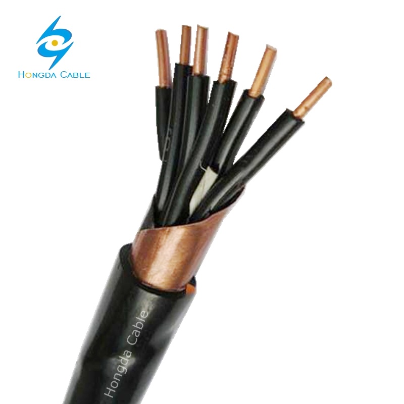 0.6/1kv Cvv-S Cable Cu/XLPE/Cts/PVC Control Cables with Copper Tape Shield
