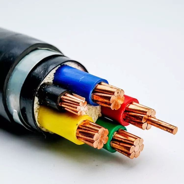 
                0,6/1kV cable de alimentación blindado de cinta de acero HfG 1000, U1000 cable Nyby HfG
            