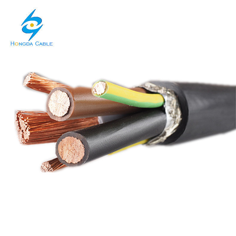 0.6/1kv Variable Speed Drive Cu/XLPE/Copper Wire Braided Shield/PVC EMC VSD Power Cable