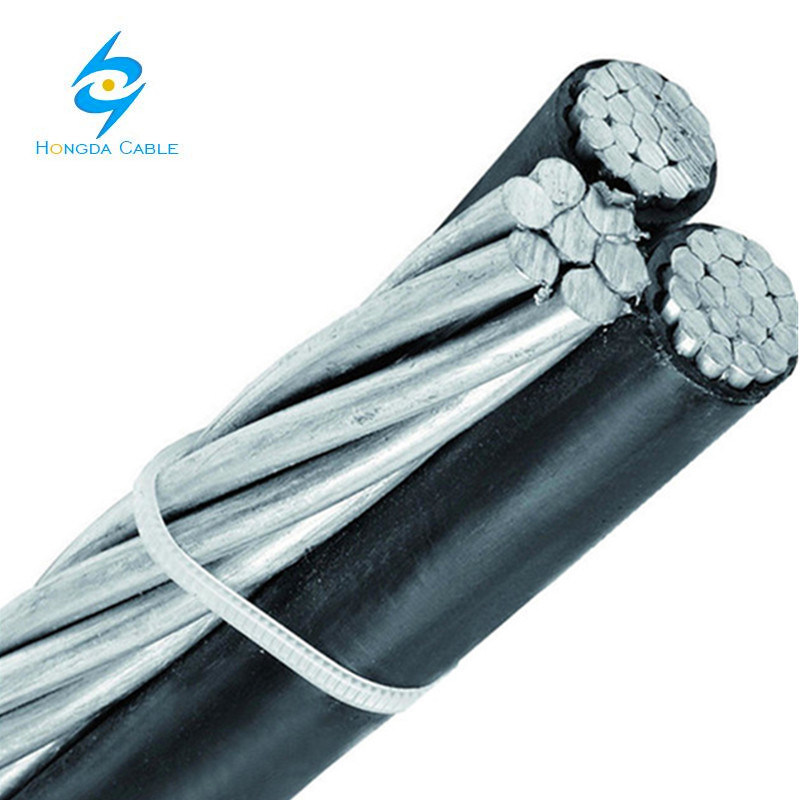 China 
                1/0-1/0-1/0 cable de caída de servicio de conductor de sobrecabeza Triplex de aluminio Cenia
             proveedor