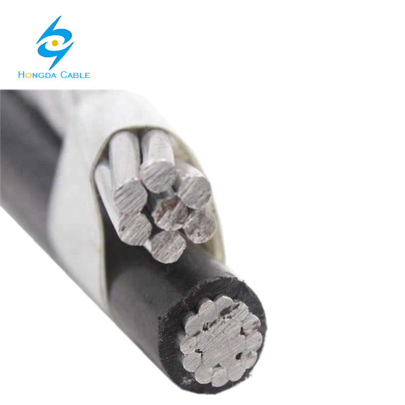 China 
                1/0-1/0 Bull Aluminum Secondary Duplex Bare Neutral Supported Conductor Overhead Service Drop Cable
              manufacture and supplier