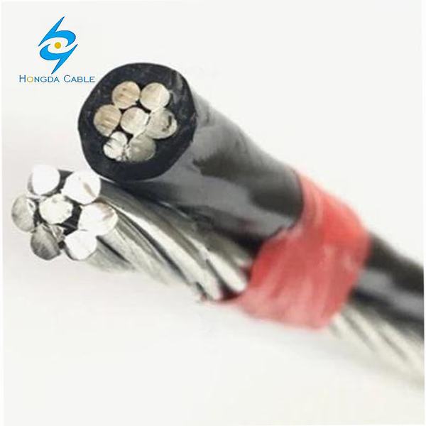 1*16+16 1*25+25 Aluminum Insulated Wire XLPE Insulated ABC Cable