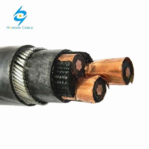 Chine 
                                 1.9/3.3kv 3 Core swa PVC isolation XLPE Câble d'alimentation moyenne tension                              fabrication et fournisseur