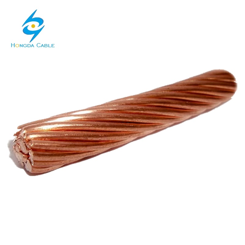 
                159 mm2 cable CCS 40% conductividad 19#8AWG conductor de acero revestido de cobre Norma ASTM
            