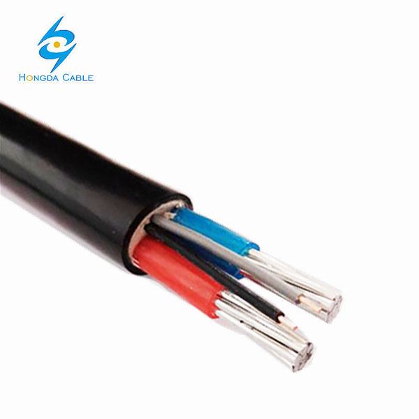 16mm2 10mm2 Single Phase PVC Aluminium Concentric Cable with Two Core Copper Communication Cable