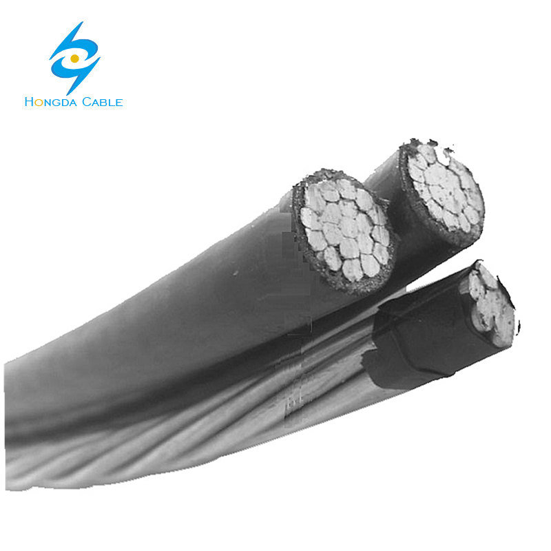 2/0-2/0-2/0 Triton Aluminum Triplex Overhead Neutral-Supported Multiplex Conductor Service Drop Cable