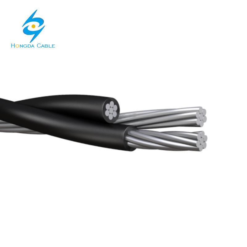 China 
                2-2-2 cable de caída de servicio de conductor triple de aluminio de Camarón
             proveedor