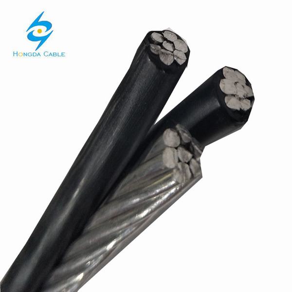 China 
                                 2*4AWG+4AWG Triplex Cable conductor de aluminio de caída del Servicio de Cable ABC                              fabricante y proveedor