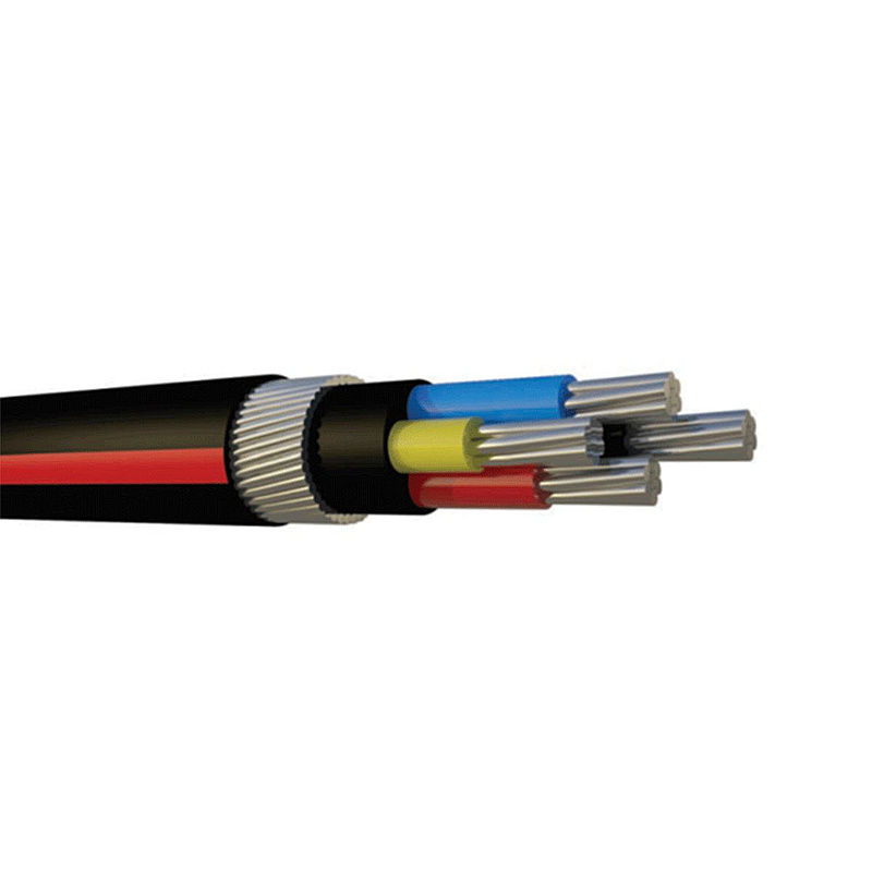 25mm2 35mm2 Swa Galvansized Steel Wire 4 Core Aluminum Armored Underground Cables