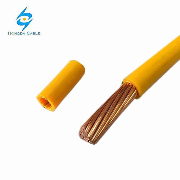 China 
                                 2AWG 4 cable AWG 10 AWG aislamiento de PVC ignífugo Tw Thw cable                              fabricante y proveedor