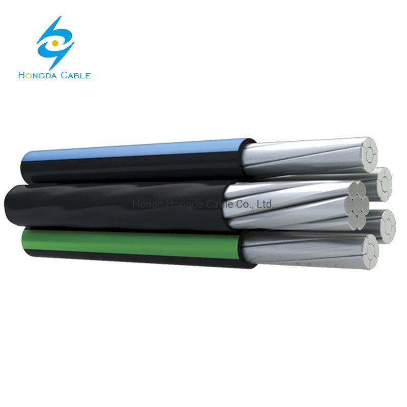 
                2X16 2X25 4X25 Aluminum ABC Low Voltage PVC Insulated Electrical Cable
            