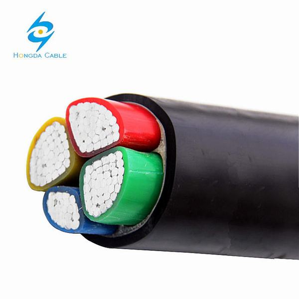 China 
                                 3+1 Core XLPE Cable de alimentación de aluminio 3X50+1x25 3X120+1x70 3X150+1x70                              fabricante y proveedor