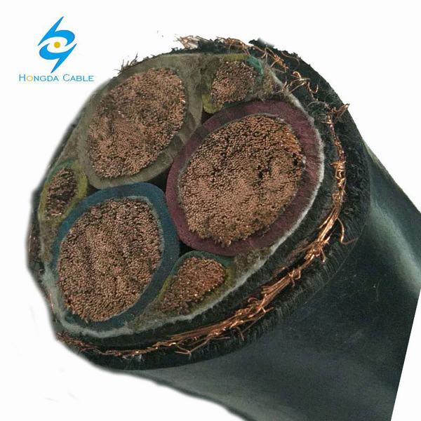 China 
                        3*240+3*35 Rubber Insulated Power Cable Frequency Converter Cable VFD Cable
                      manufacture and supplier
