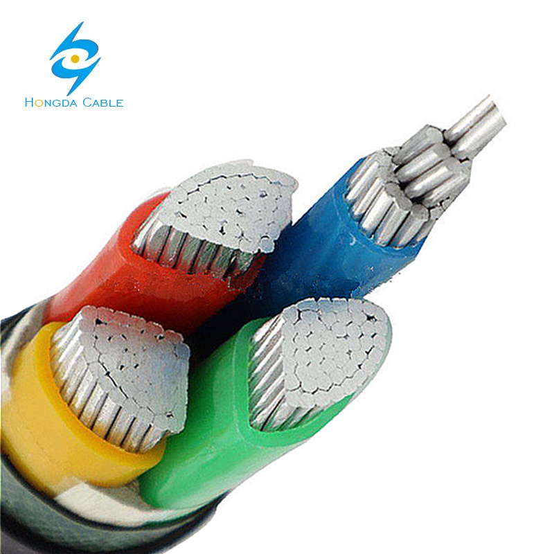 
                3,5 Core Na2xy cables de aluminio 3*185+1*95mm2 al XLPE PVC 3+1 Cables de aluminio subterráneo de núcleos
            
