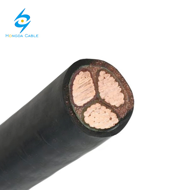 
                240mm cable de alimentación de 3 núcleos XLPE de 3 núcleos de 95mm2 Cables XLPE de Cable de cobre subterránea
            