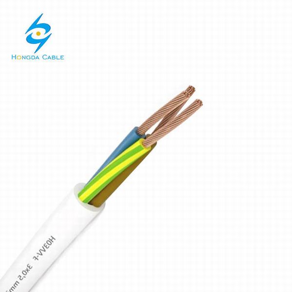 China 
                                 3 Core flexível de fio de cobre para uso doméstico Rvv Multi Strand Flexível do Cabo do Fio Terra                              fabricação e fornecedor