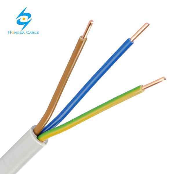 China 
                                 3 núcleos Nym J 3X2, 5 cable de alimentación de la instalación de PVC                              fabricante y proveedor