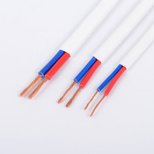 Chine 
                                 300/500V deux ou trois coeurs isolés de PVC et gaine de câble plat sur le fil électrique                              fabrication et fournisseur