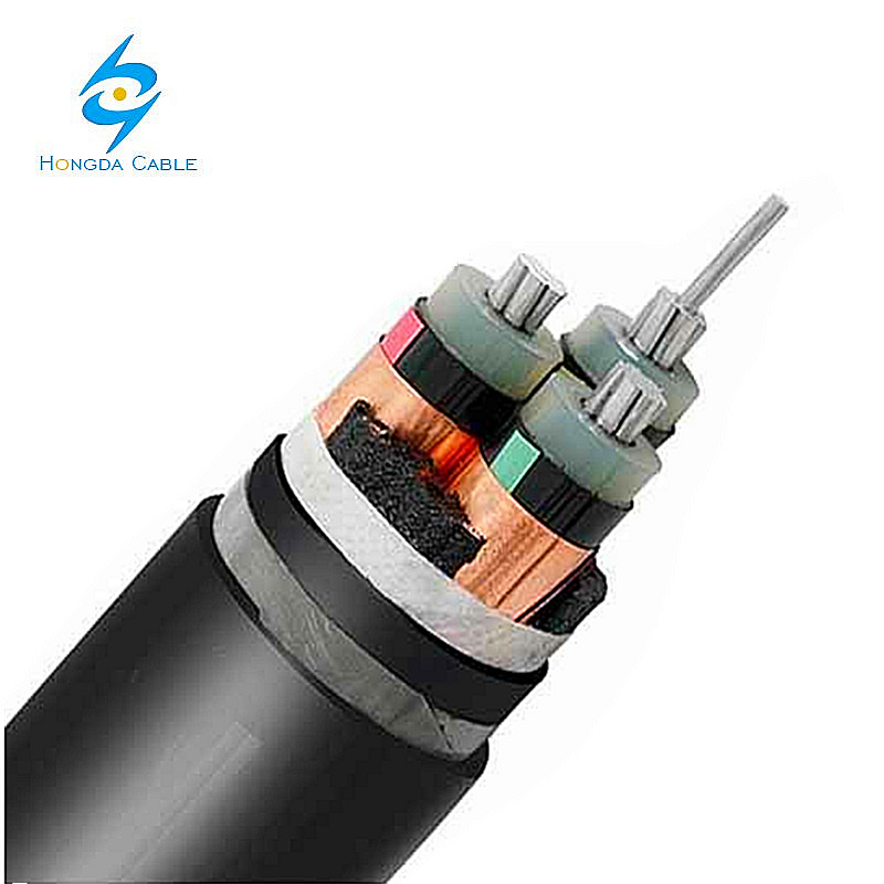 China 
                                 35kV cable XLPE compuesto 400sqmm cable de aluminio aislado cable HTA                              fabricante y proveedor