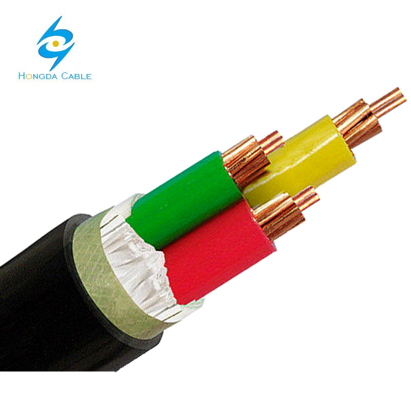 3X25mm2 Flame Retardant XLPE PVC Electrical Wire Underground Copper Industrial Cable