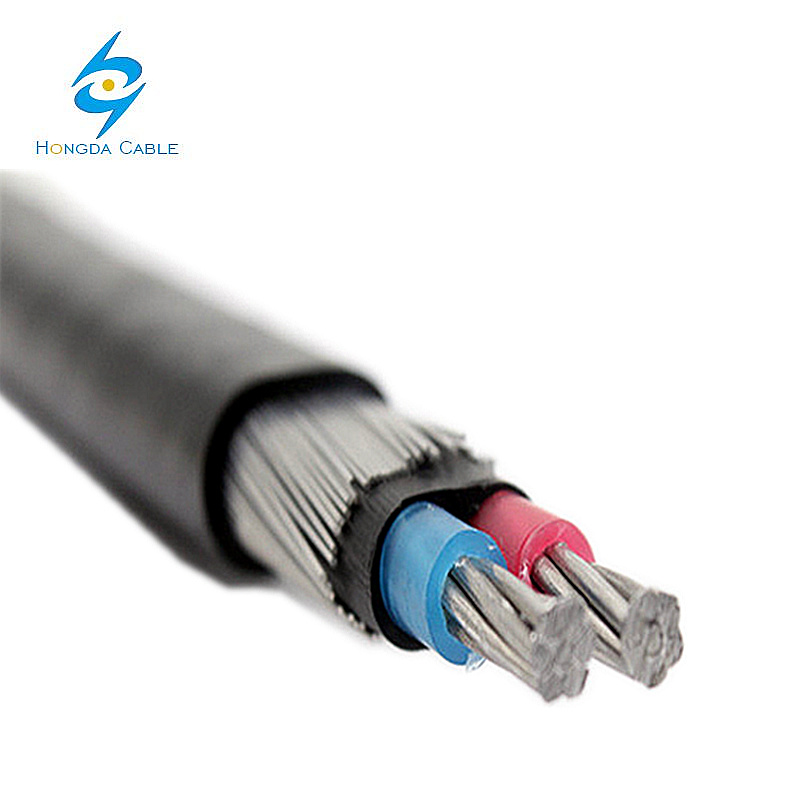 3X6 2X8 3X4 2X10 AWG 600V XLPE Copper/Aluminum/8000 Aluminum Alloy Concentric Cable