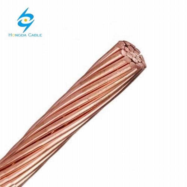 China 
                        4/0 AWG Stranded Soft Drawn Bare Copper Naked Copper Cable
                      manufacture and supplier