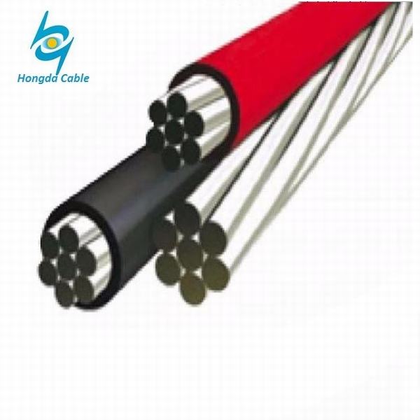 China 
                        4/0AWG Triplex Quadruplex AAC AAAC ACSR Neutral Messager Service Drop Cable
                      manufacture and supplier