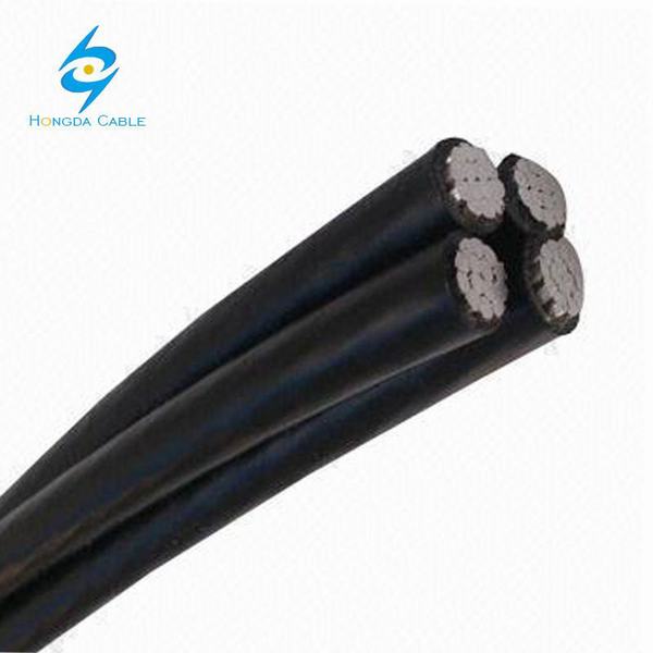 4*25 ABC Aluminum Cable Insulated Overhead Cable Service Cable