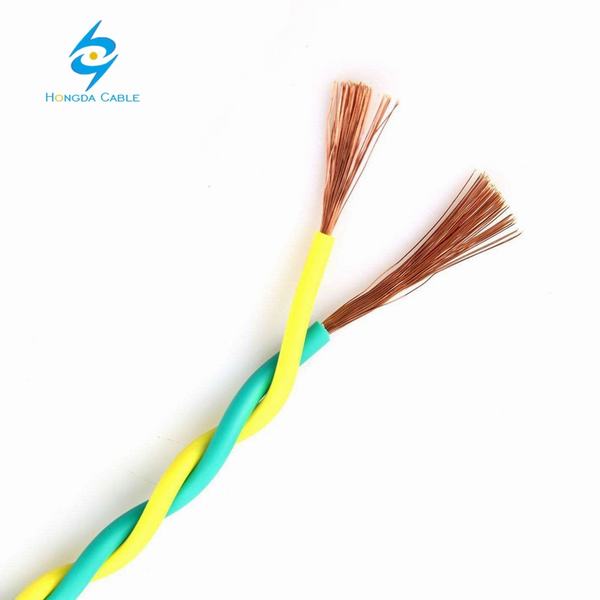 China 
                                 450/750 V Cu/PVC (Iec 60227) verdrehte Belüftung-Kabel-elektrischen Draht                              Herstellung und Lieferant