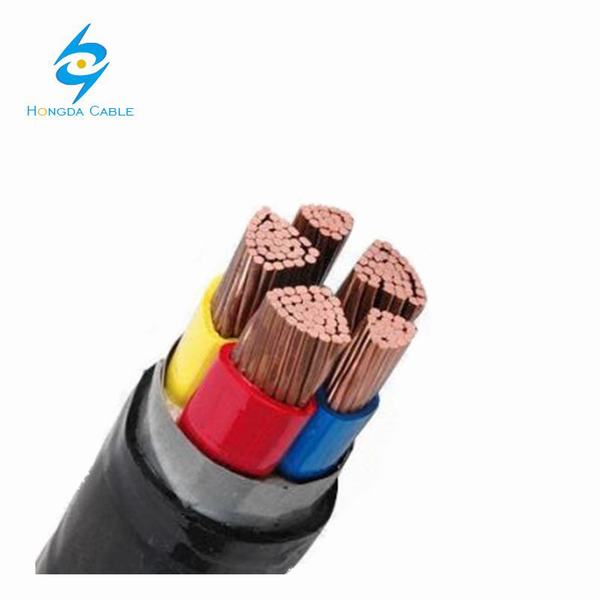 China 
                                 450/750V/XLPE 5 núcleos aislados con PVC, PE funda cable de alimentación IEC60502-1                              fabricante y proveedor