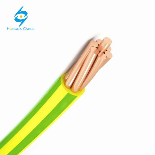 China 
                        450/750V Cooper Conductor Yellow/Green Color Low Smoke Halogen Free Flame Retardant Xlpo Insulated Single Core 25mm Cable
                      manufacture and supplier