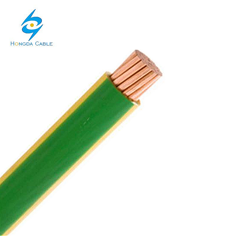 China 
                450/750V H07V-R 95mm2 Yellow and Green Insulation Grounding Earth Cable
              manufacture and supplier