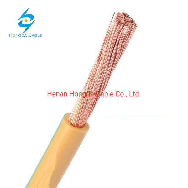 Cina 
                Cavo elettrico in PVC flessibile in rame H07V-K Nyaf 450/750V 6 mm 10 mm 16 mm
              produzione e fornitore