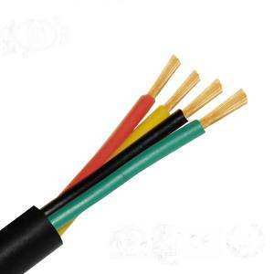 China 
                4X6mm2 Flexible Cable Electrical Wire Rvv 4X6mm2 Wholesale Price
              manufacture and supplier