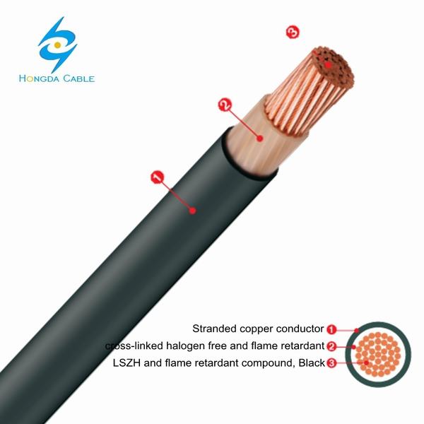 China 
                        4mm2 6mm2 Halogen Free Cross-Linked Photovoltaic Cable PV Solar Cable
                      manufacture and supplier
