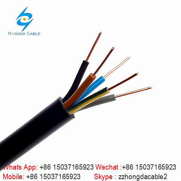 Chine 
                                 5*4 câble d'alimentation en cuivre avec isolation XLPE Gaine en PVC du câble de cuivre                              fabrication et fournisseur