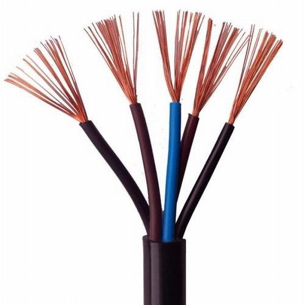 China 
                                 Cable de cobre flexible de 5 núcleos aislamiento de PVC Revestimiento de PVC 450V/750V                              fabricante y proveedor