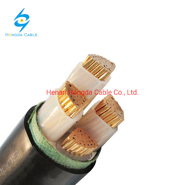 600/1000V Copper Conductor XLPE Insulation PVC Jacket 4 Core 50mm 95mm Power Cable